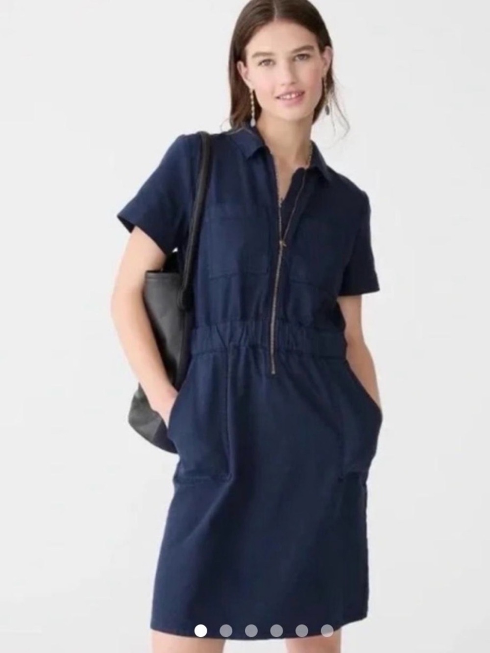 J. Crew Navy Blue Dress